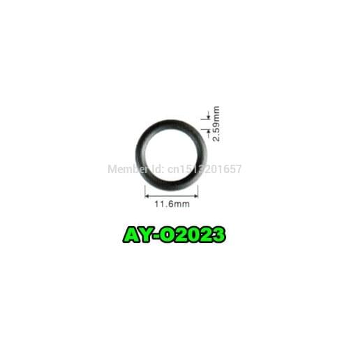 100pieces good quality fuel injector o ring 11.6*2.59mm rubber seals for fuel injector repair kit (AY-O2023)