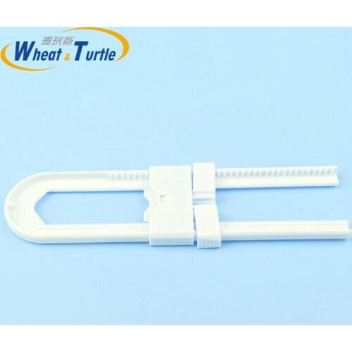 2 Pieces/Lot U Shape Plastic Infant Baby Children Kids Safety Care Protect Lock Cupboard Cabinet Door Baby safety Protector Lock