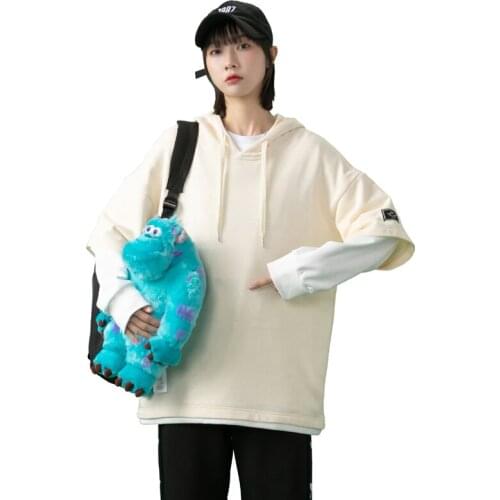 2021 Tops Women Clothing Sexy Tops with Hoody Cartoon Tshirts Aesthetic Clothes Spring/Autumn Fashion Hongkong Style for Women