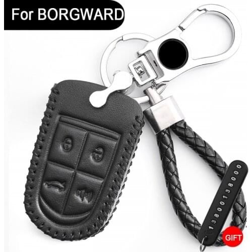 Genuine Leather BORGWARD bx5 key case Baowo bx7 key case bx5 car key case