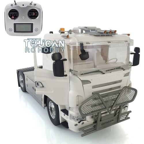 LESU 1/14 RC Metal Sca 4*4 Chassis Sound Bumper Hercul Tractor Truck Radio THZH1023-SMT3