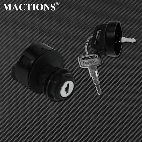 Motorcycle 4 Pin Black Ignition Key Switch Start Engine Lock with keys Plastic Set For Polaris Sportsman 500 2000 2001 For ATV