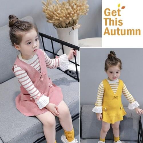 2018 new spring autumn/winter/summer Girls Kids Boys stripe suit comfortable cute baby Clothes Children Clothing