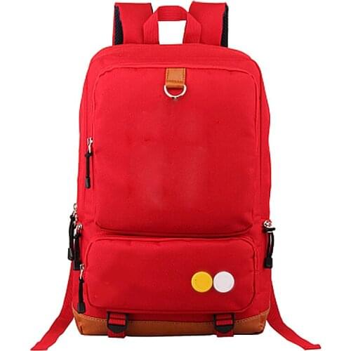 New Style Black/Red Leisure Girls Boys Travel Bag Satchel Laptop Backpack Rucksack for Students