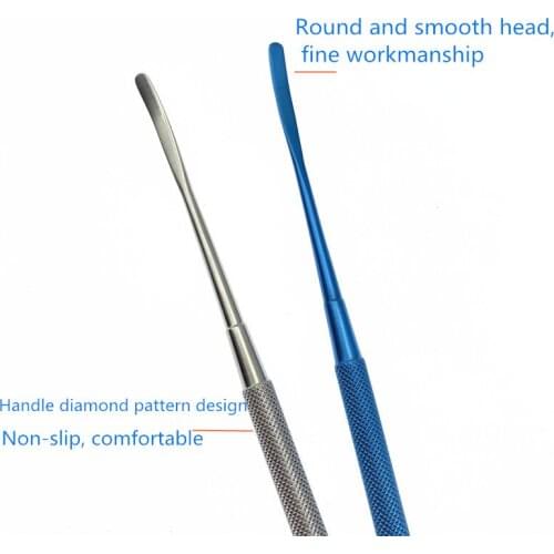 Ophthalmic Double-ended Freer Periosteal Elevator Titanium alloy/ stainless steel Ophthalmic Pet surgical instruments