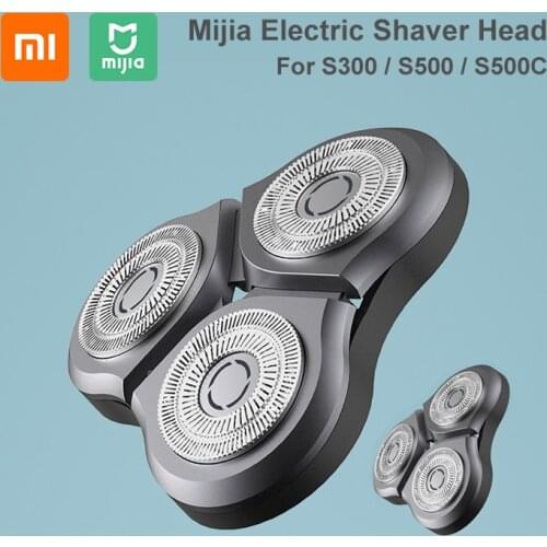 Original Xiaomi Mijia Electric Shaver Head for S500C S500 S300 Replace Shaver Blade Double Ring Cutter Dual-layer Blade