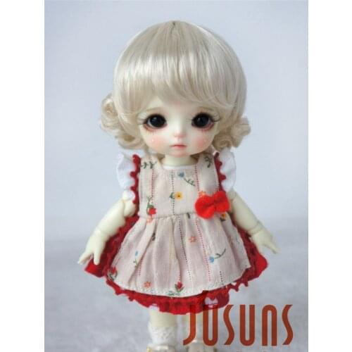 JD047 13-15Cm 1/8 doll wig Classical Curly BJD Wigs for cute doll size 5-6inch Synthetic Mohair Doll wigs