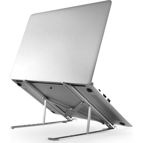 Portable Laptop Stand Aluminium Foldable Notebook Support Laptop Base Macbook Pro Holder Adjustable Bracket Computer Accessories