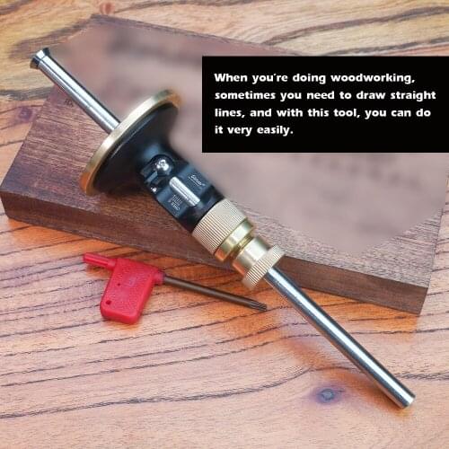 Portable European Style Scribe Scribing Device 0~120mm Scribing Ranges 0.2mm Fine Tuning Level Woodworking Scribing Device