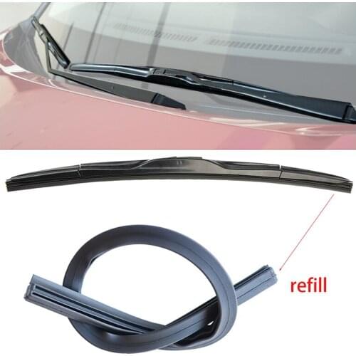 1Set For Honda Crosstour Wiper Replacement Refill Blade Rubber Insert 26" 19" 22" 10mm Wide