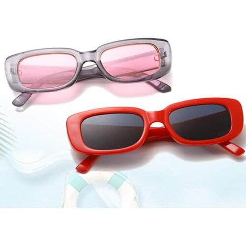 2020 Square Sun Glasses Luxury Brand Travel Small Rectangle Sunglasses Men Women Vintage Retro Driver Goggles