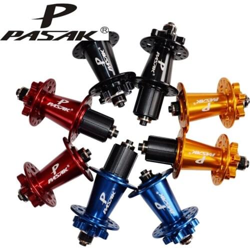 Mountain bicycle Hub Quick Release Disc Brake MTB Front Rear Bike Hub 4 Sealed Bearing 32Holes 32h Red Black Bicycle Hubs 9/10QR