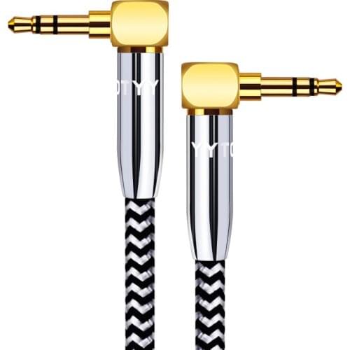 X-020 HiFi Gold-plated Plug 3.5mm Oxygen-free Copper Core Audio Cable Aux Car Male Audio Connection Headset Pair Recording Cable