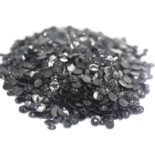 Jelly Black Color Sunflower 4mm,5mm,6mm Facets FlatBack Resin Rhinestone Nail Art Garment Decoration Stones/Beads