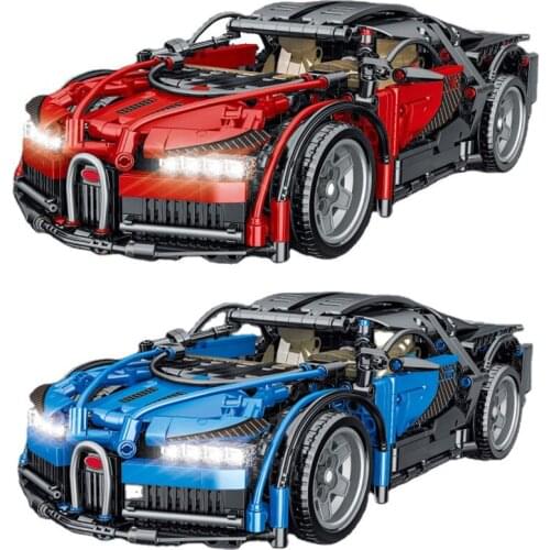 Famous Sport Car Building Blocks High-tech Super Speed Champions Racing Vehicle Simulation Classic Model Kit Bricks Toys Gifts