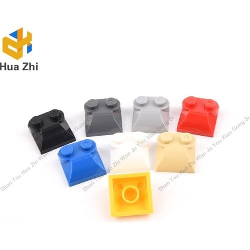 Building Blocks Parts 47457 10PSC Brick Curved 2 x 2 x 2/3 Two Studs and Curved Slope End LEGOING MOCS Education