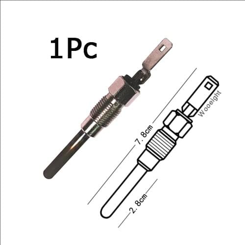 1x Car Accessories 12563554/25168651 Glow Plug Fit For Hummer GMC 6.2L 6.5L Chevrolet SUBURBAN Buick Cadillac Fast Start 1105