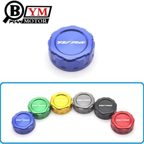 Aluminum bike cnc rear Brake Fluid Reservoir Cover Cap FOR Yamaha YZF-R6 YZFR6 2010 2011 2012 2013 2014 2015 2016