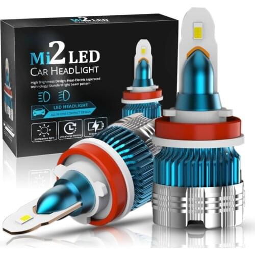 Car Headlight H4 H7 H8 H11 H1 H3 HB3 HB4 9005 9006 MI2 LED Bulbs Fog Lamp Motorcycle Headlamp 6000k 12V