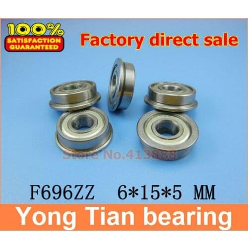 F696 F696-ZZ F696ZZ F696-2Z F696Z zz z 2z DDRF-1560ZZ Flanged Flange Deep Groove Ball Bearings High Quality 6*15*17*5*1.2 mm