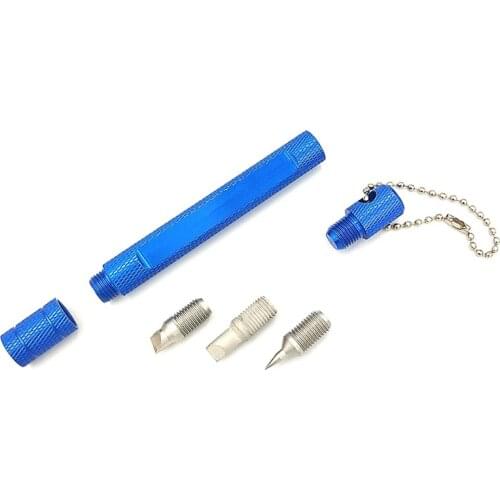 Golf Club Cleaner and Iron Wedge Groove Sharpener Tool with 3 Replaceable Cutters, Easily Apply to Different Scenarios