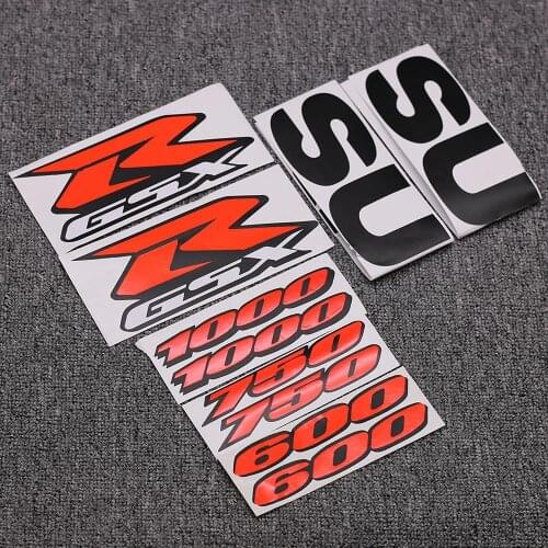 Motorcycle Fairing Kit Body Side Stickers Badge For Suzuki GSXR 1000 750 600 GSX-R K1 K2 K3 K4 K5 K6 K7 K8 K9 K10 Decals Emblem