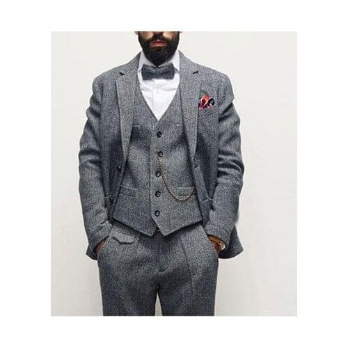 Custom Mens West Slim Fit Groom Dress Ball Fashion Trends Latest 3 Jacket Pants Vest Man Suits Slim Fit Prom Costume Homme