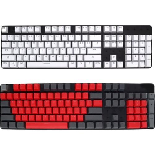 High Quality 104 Pieces Profile PBT Keycaps with Key Puller for Keyboard, Backlit Keycap Set for Mechanical Gaming Keyboards