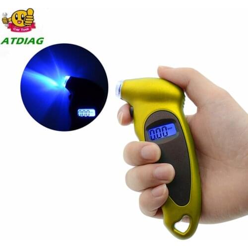 New Arrival Mini LCD Digital Tire Tyre Keychain Air Pressure Gauge For Car Auto Motorcycle