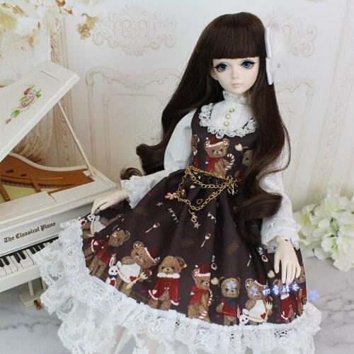 BJD 1/6 clothes 1/4 1/3 Doll clothing spring dress dress set for children gift toys BJD doll accessories