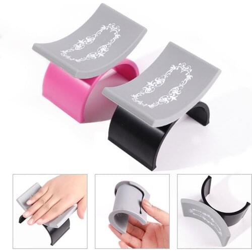 Hand Rests Cushion Nail Hand Pillow Silicone Hand Pillow Manicure Wrist Pillow U-shaped Washable For Outdoor Store Home Nail