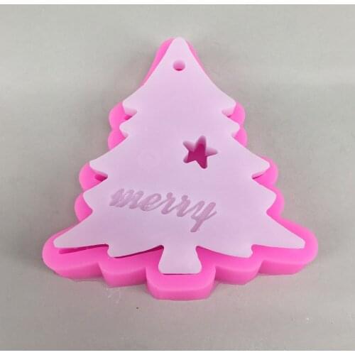 Christmas tree Chocolate Mold candle silicone soap mould fondant cake kitchen baking tool,cake decoration tools