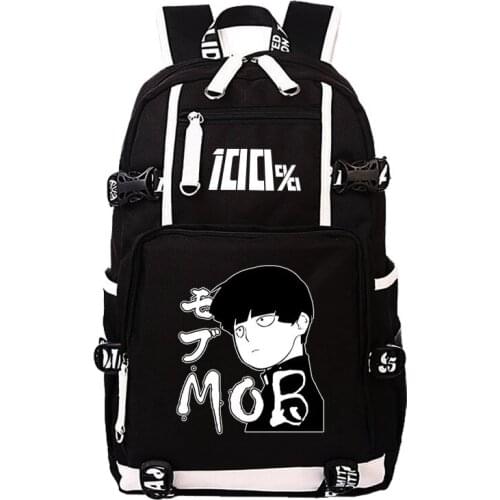 Anime Printed Bag Mochila Backpack Casual USB Charging Port School Laptop Travel Bag for Boy Girl Students