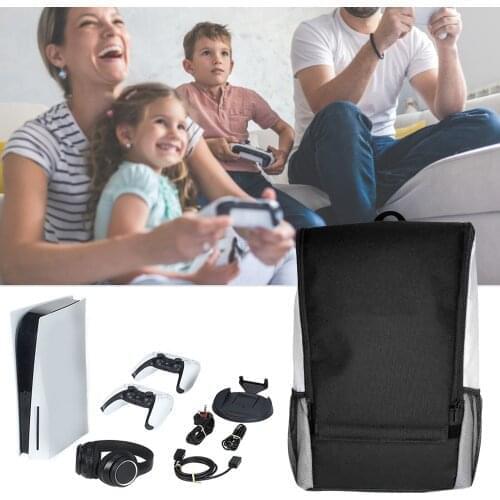 Game Console Storage Bag Single-shoulder Nylon Cloth Bag For PS5 Game Console Anti-scratch Shockproof Dustproof Travel Bag