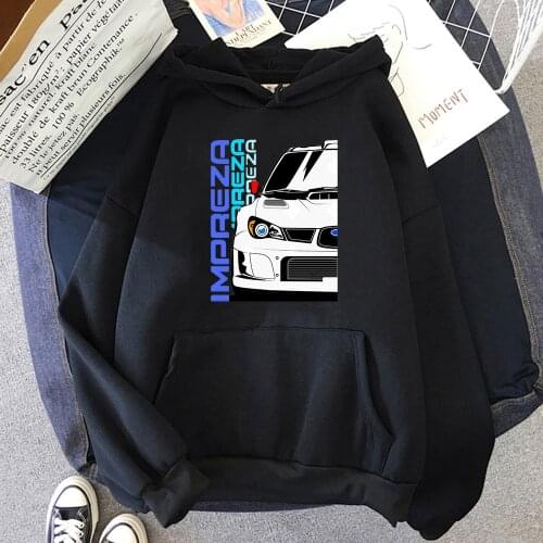 Hoodies JDM Initial D Japanese Anime Hoodie Men Mazida IMPREZA Sweatshirt Harajuku Pullover Streetwear Techwear Women Clothes