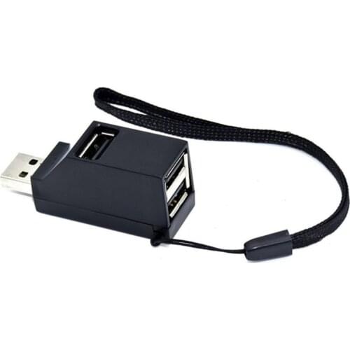Mini USB 2.0/3.0 Hi-Speed Multi Port USB Hub Splitter Hub Adapter For PC Computer For Portable Hard Drives