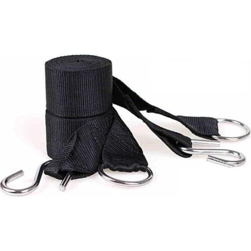 2pcs Hammock Straps Tree Swing Hanging Strap Ropes with 2 Heavey Duty Carabiner Hooks for Outdoor Activities Easy to Set