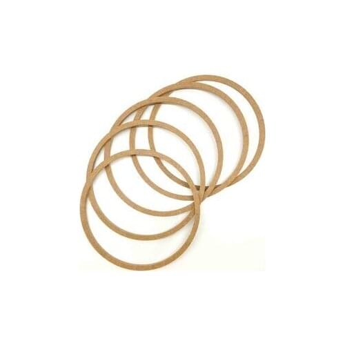 5 pieces paintable raw 20 cm in diameter mdf 4 mm thick screwless pulleys
