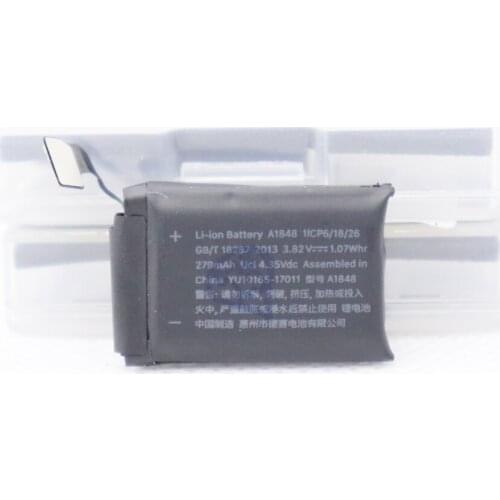 2pcs/lot 38mm A1848 G3 279mAh Battery for Apple watch Series 3 Gen G S3 GPS Batterie
