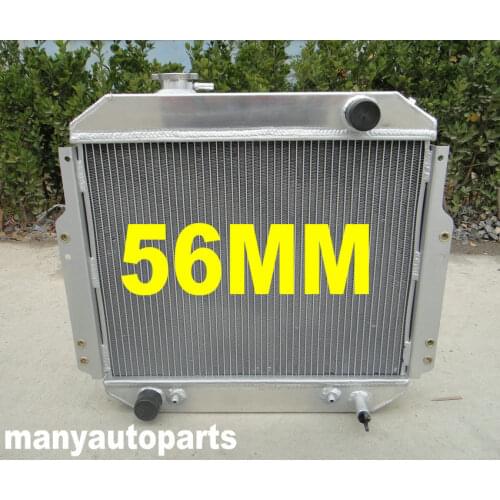 56MM ALUMINUM RADIATOR FOR NISSAN FORKLIFT A10-A25,H20,OEM#2146090H10 A/T 88-92