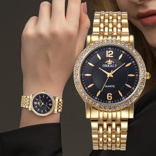 2020 Relogio Feminino Luxury Brand Women Watches Fahsion Steel Golden Quartz Watch Ladies Reloj Mujer Drop Shipping Clock Gift
