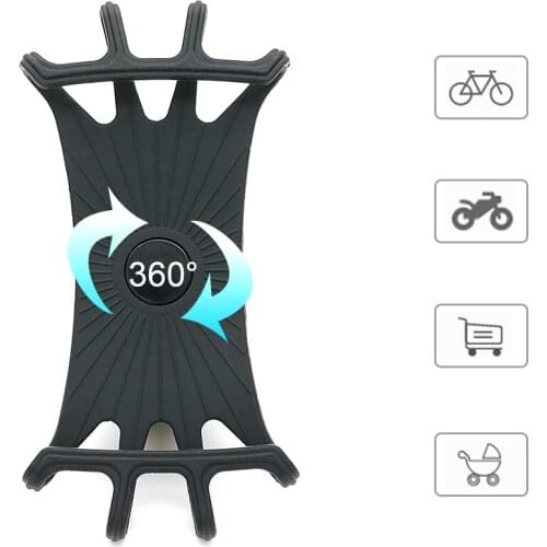 Bike Phone Holder Motorcycle Bicycle Mobile Cell Phone Stand Handlebar Clip GPS Mount Holder Universal for iPhone Samsung Xiaomi