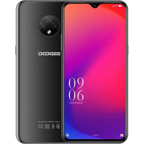 DOOGEE X95 Smartphone 6.52" Water-drop Screen 2GB+16GB MTK6737V/WA Quad core 1.3GHz Android 10 Phone Face ID Tripe Rear Camera