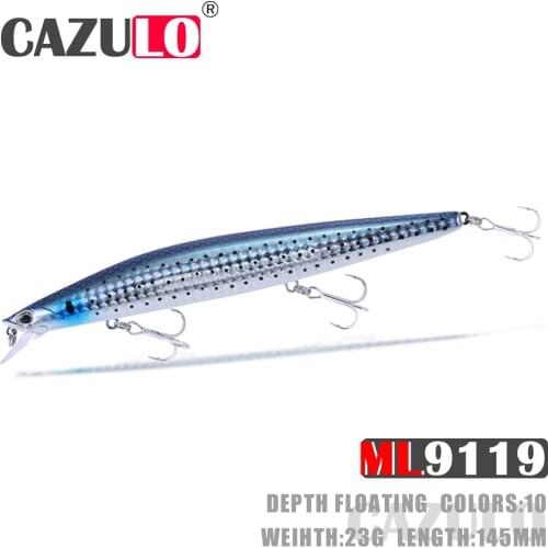 Minnow Fishing Lure Floating Weights 23g 14.5cm Isca Artificial Accesorios De Pesca Topwater Articulos Wobblers Pike Fish Leurre
