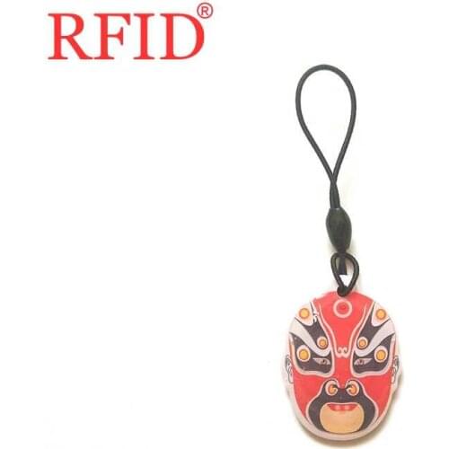 ID 125Khz EM4305 T5577 Rewriteable Writable Keyfob RFID Proximity Smart Keyfob Token Tag Keychains Access Control Card 1pcs