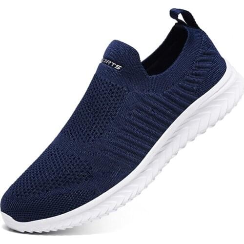 Men Vulcanize Shoes Mesh Men Shoes Lightweight Comfortable Mens Sneakers 2021 Autumn Fashion Slip On Flats Shoes Male Loafers