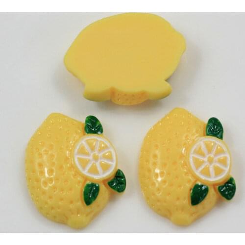 New Fashion 32*25mm Cute Simulation Orange Fruit Resin Accessories Cartoon Fruits Cabochon Crafts DIY Home Decora