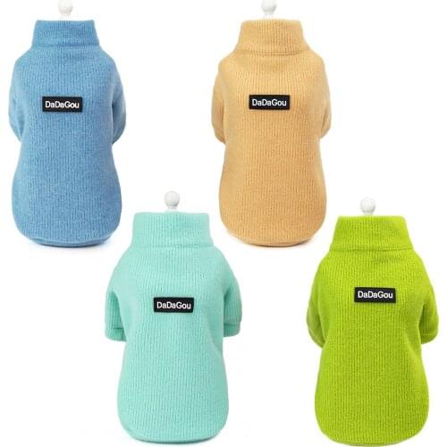 Pet Dog Clothes Solid Cat Dog Hoodie Puppy Outfit Pet Sweater Clothing For Dogs Costume For Small Medium Dogs Chihuahua