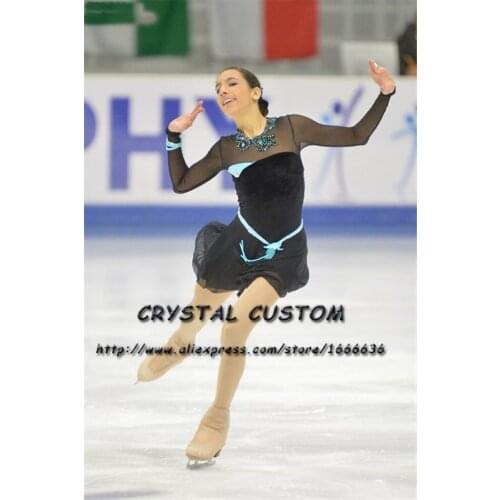 Custom Figure Skating Dresses Kids Graceful New Brand Ice Skating Dresses For Competition DR4482