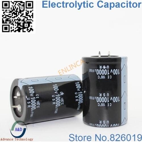 3pcs/lot 50V 63V 80V 100V 10000UF Radial DIP Aluminum Electrolytic Capacitors size 450v 1000uf 100v 4700UF 20% 50v10000uf